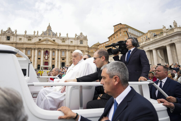 AP PHOTOS: The last images of Pope Francis, taken at Easter services the day before he died